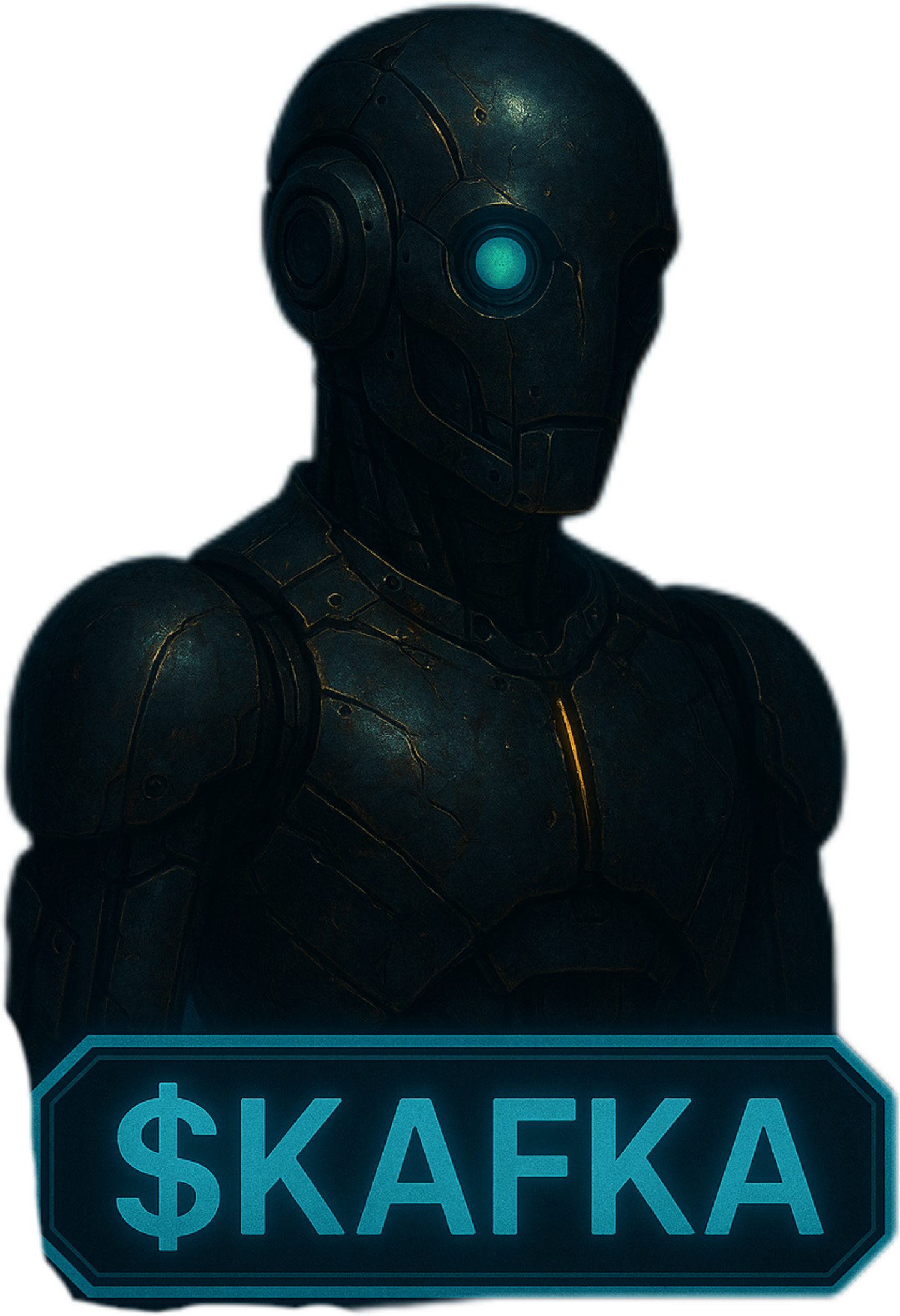 An.A digital mind NFT character representing illusion of order